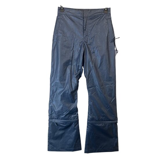 Vintage Gap Kids Size 14 Waterproof Pants Removable Bottom Navy w/ Sparkle NWT - Picture 1 of 14